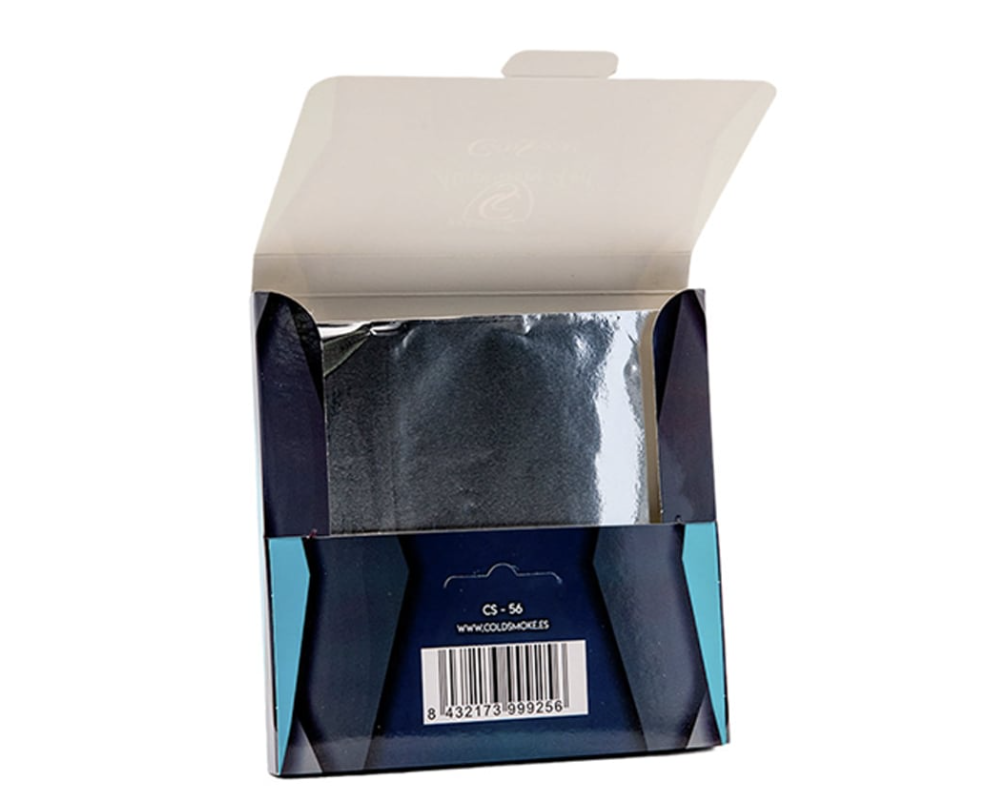 PAPEL ALUMINIO CORTADO COLD SMOKE 50 UD